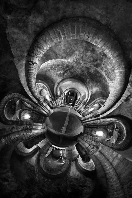 Basilique Saint Eutrope à Saintes : prise de vue stéréogéographique · 9 récompenses internationales · par Wolfgang Autexier photographe à Saintes