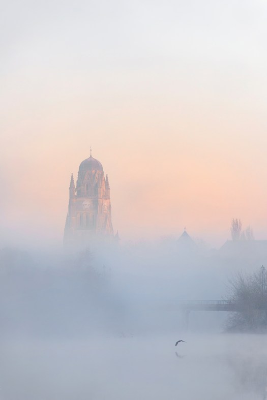 Givre & brume · Chathédrale Saint-Pierre de Saintes · par Wolfgang Autexier photographe d'architecture et de patrimoine en Charente-Maritime