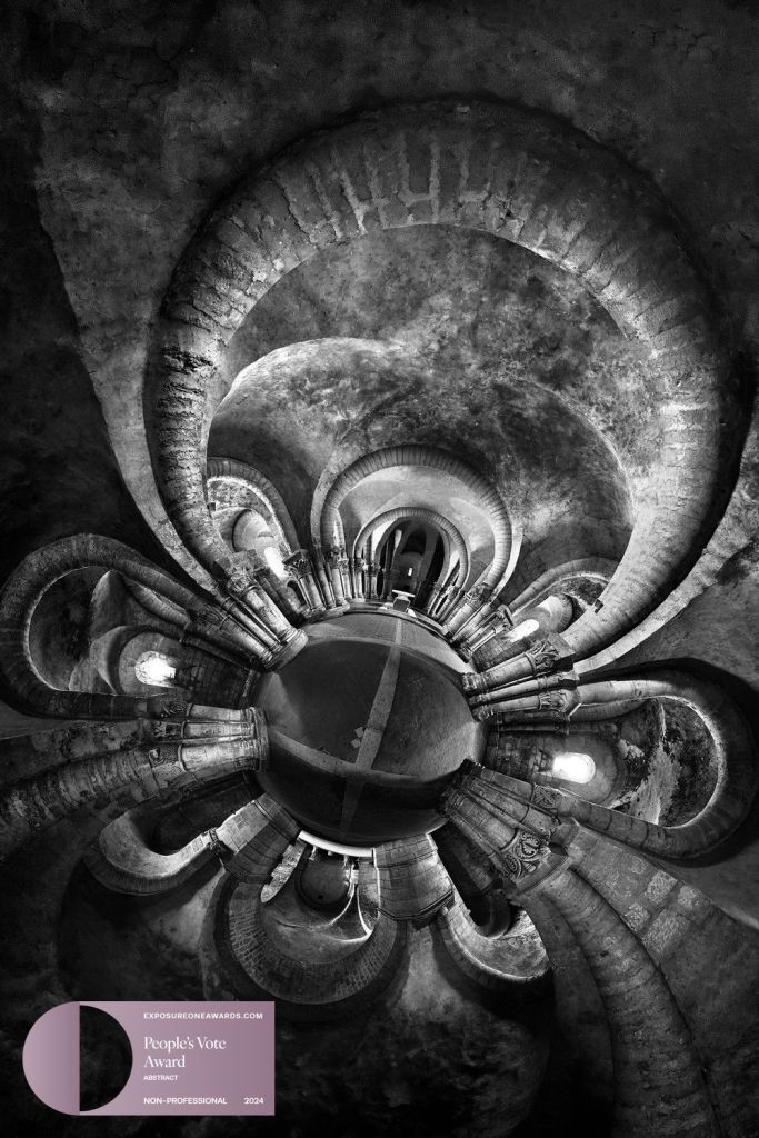 Basilique Saint Eutrope à Saintes : prise de vue stéréogéographique · 7 récompenses internationales · par Wolfgang Autexier photographe à Saintes et en Charente Maritime